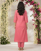 Blush Daisy Bloom Kurti Set