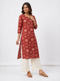 Ruby Halo Printed Kurti