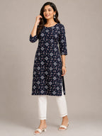Midnight Motif Printed Kurti