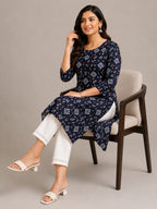 Midnight Motif Printed Kurti