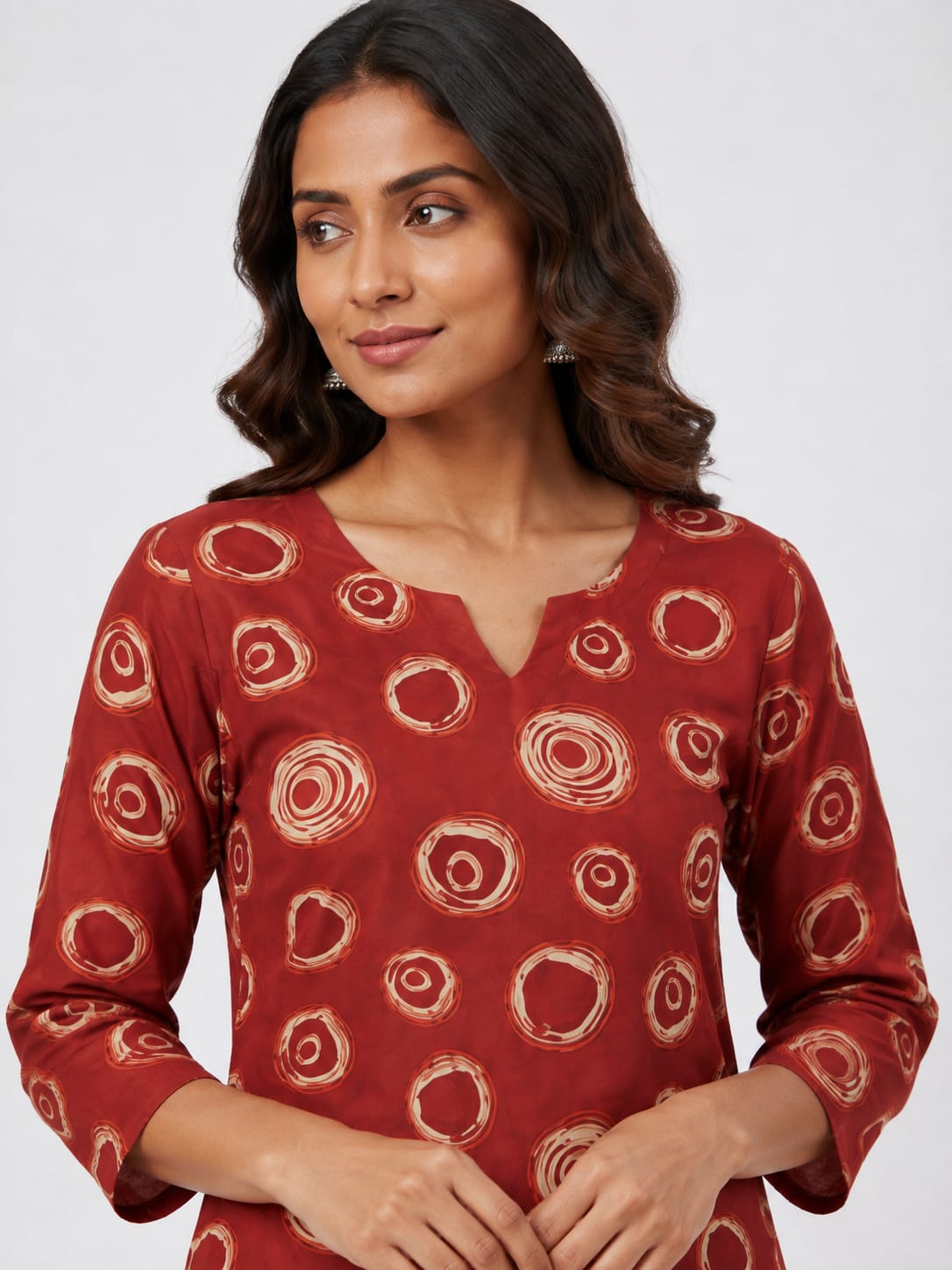 Ruby Halo Printed Kurti